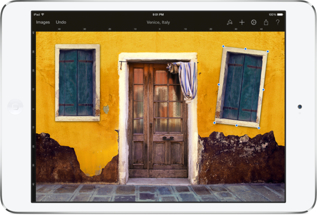 Pixelmator iPad retouche photo